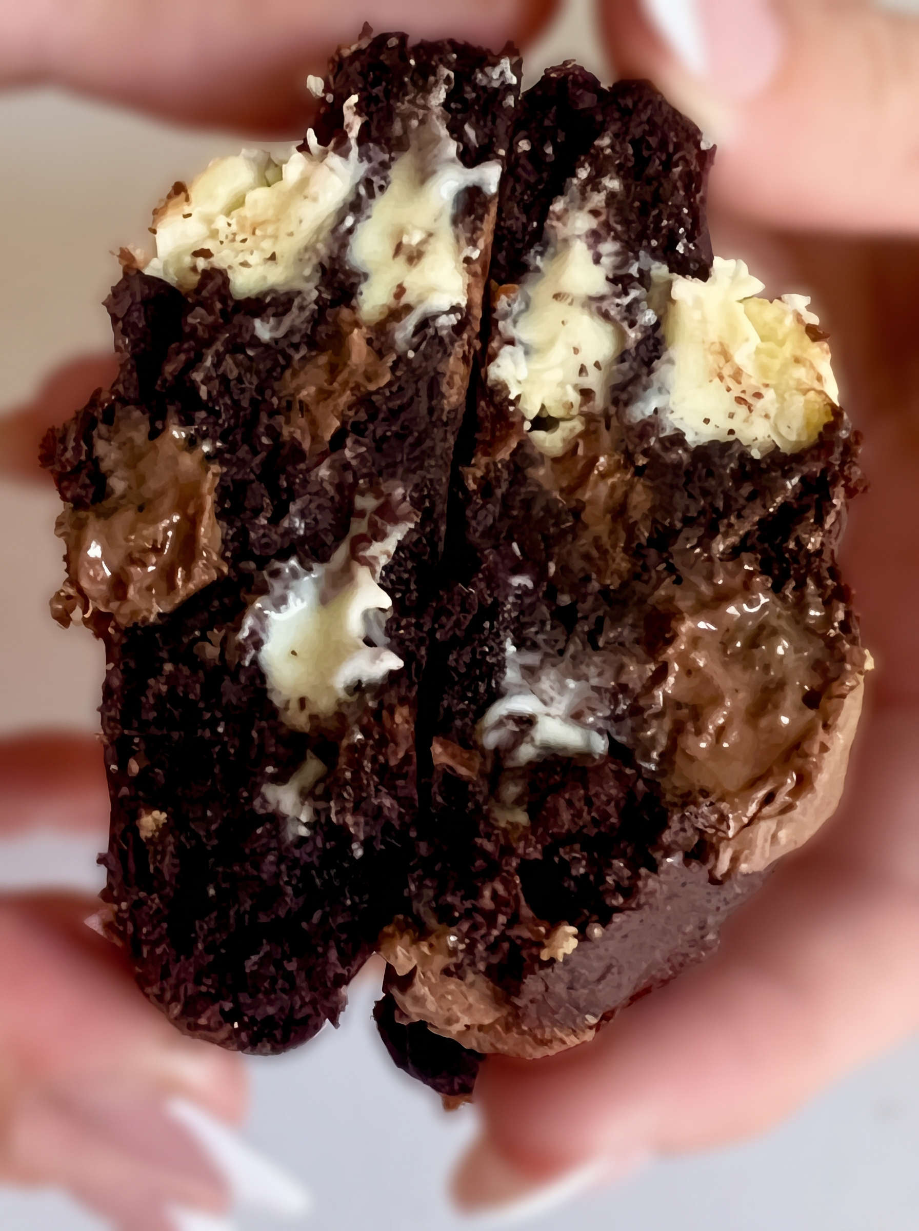 Triple Chocolate New York style cookie